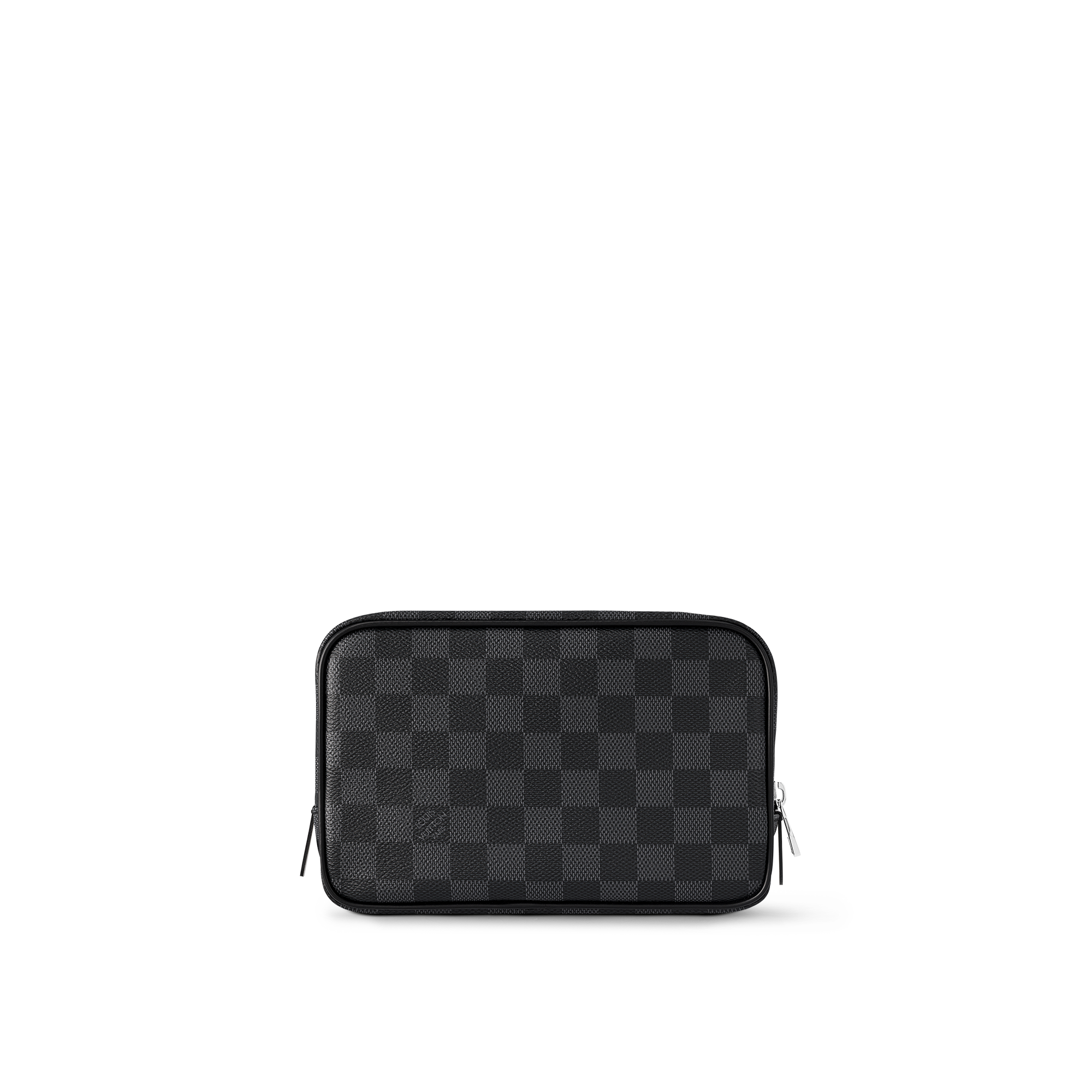 Toilet Pouch PM Damier Graphite Canvas in Men