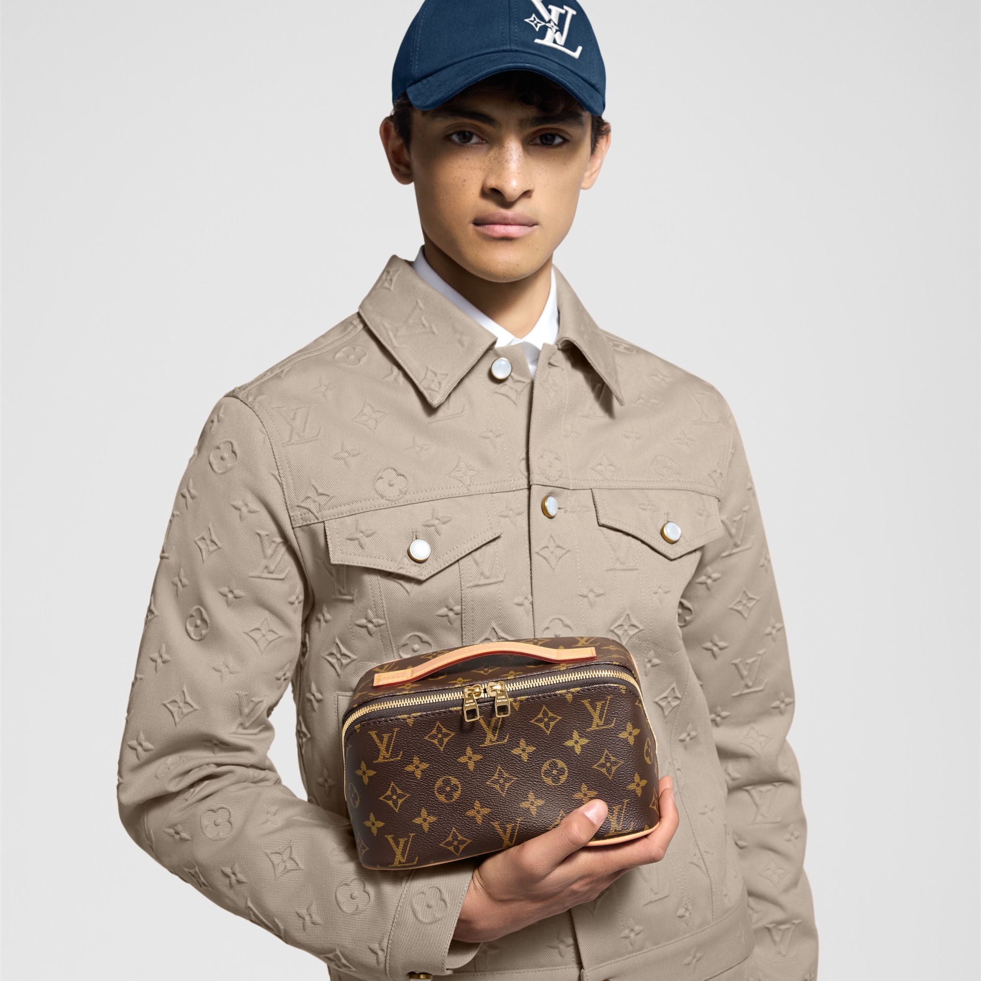 Toiletry Bag Monogram Canvas in Men