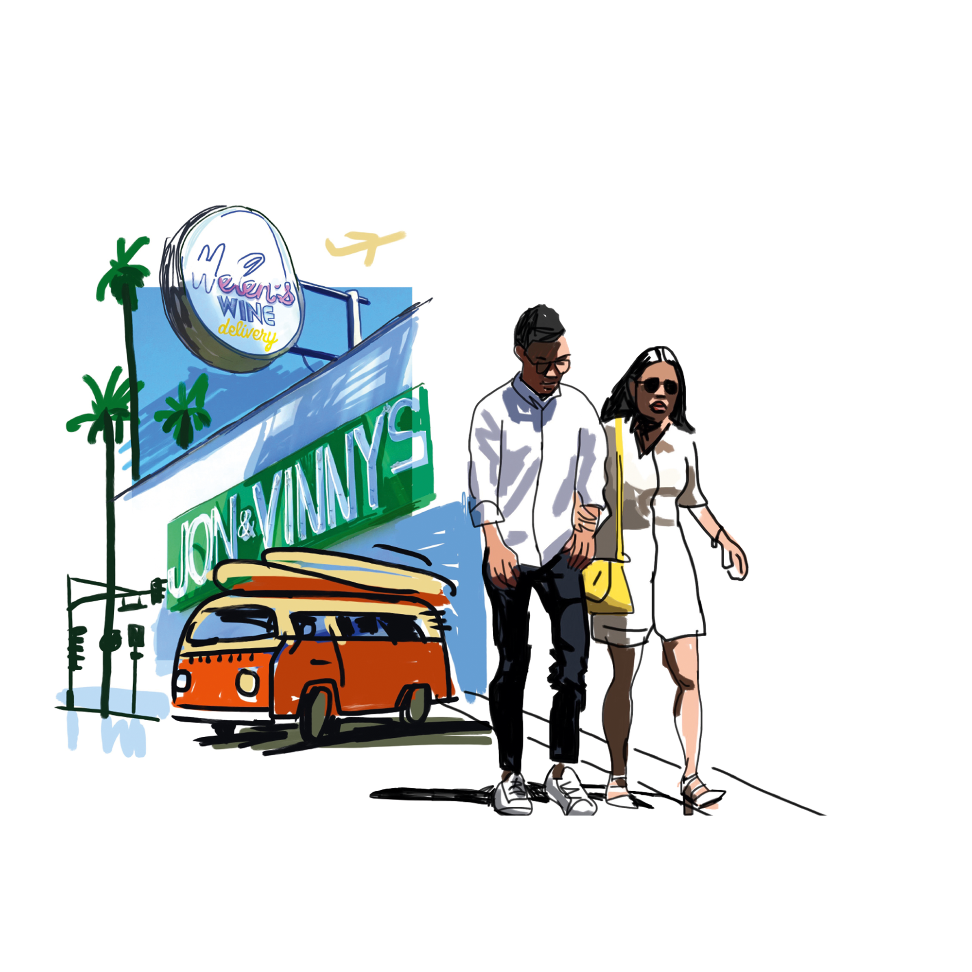 Travel Book Los Angeles  in Trunks, Travel and Home