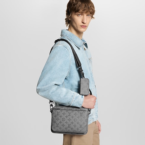 Trio Messenger Monogram Shadow Leather in Men's Bags All Collections collections by Louis Vuitton (Product zoom)