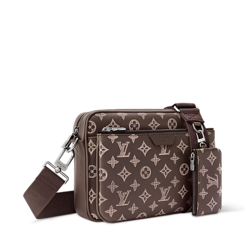 Trio Messenger Monogram Shadow in Men's Bags All Bags collections by Louis Vuitton (Product zoom)