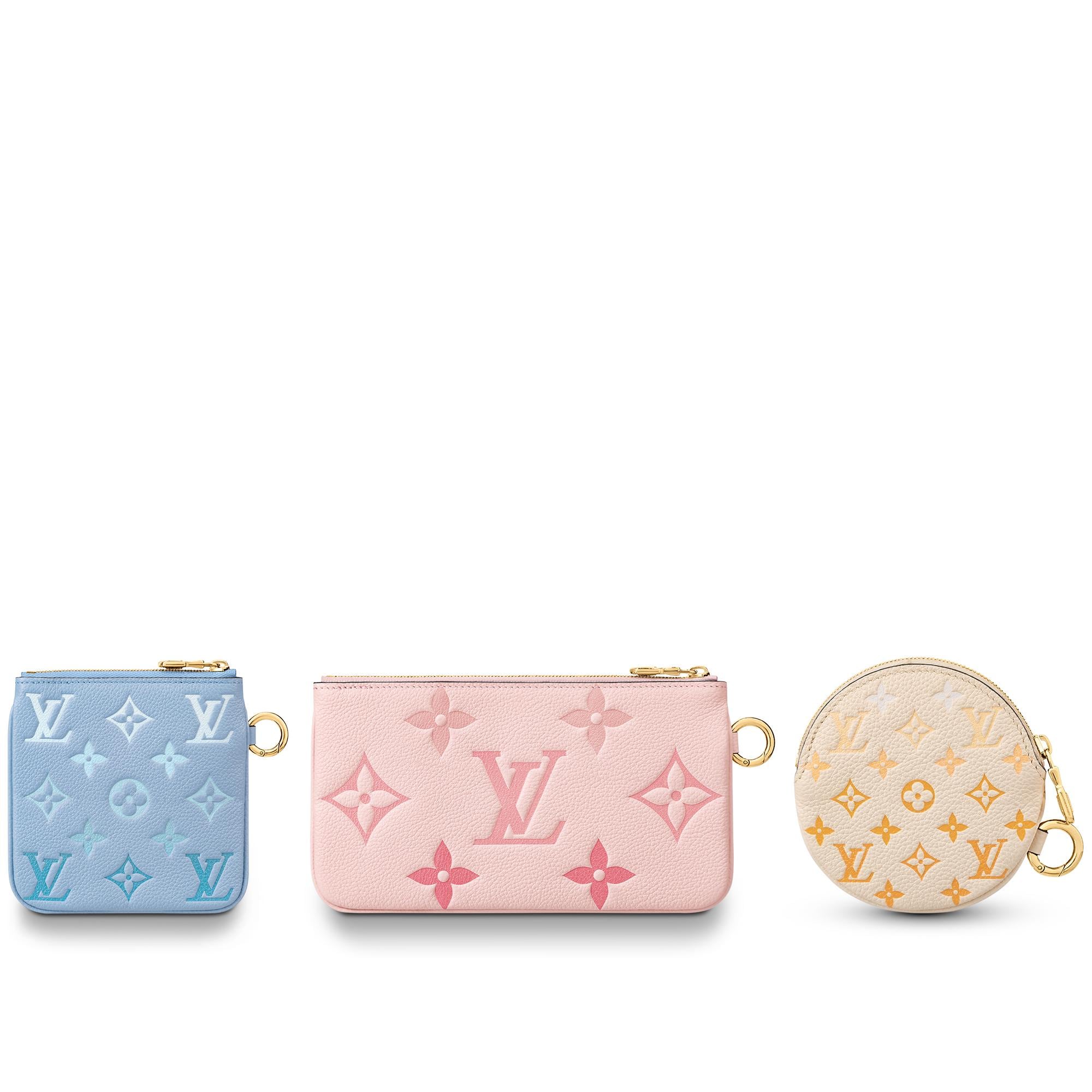 lv monogram trio pouch