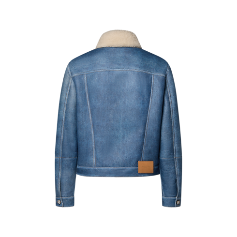 Trompe L’Oeil Denim Shearling Trucker in Men's Ready-to-Wear All Ready-to-Wear collections by Louis Vuitton (Product zoom)