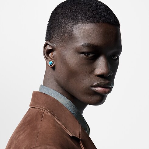 Turquoise Rodeo Earrings S00 in Men's Fashion Jewelry Earrings collections by Louis Vuitton (Product zoom)