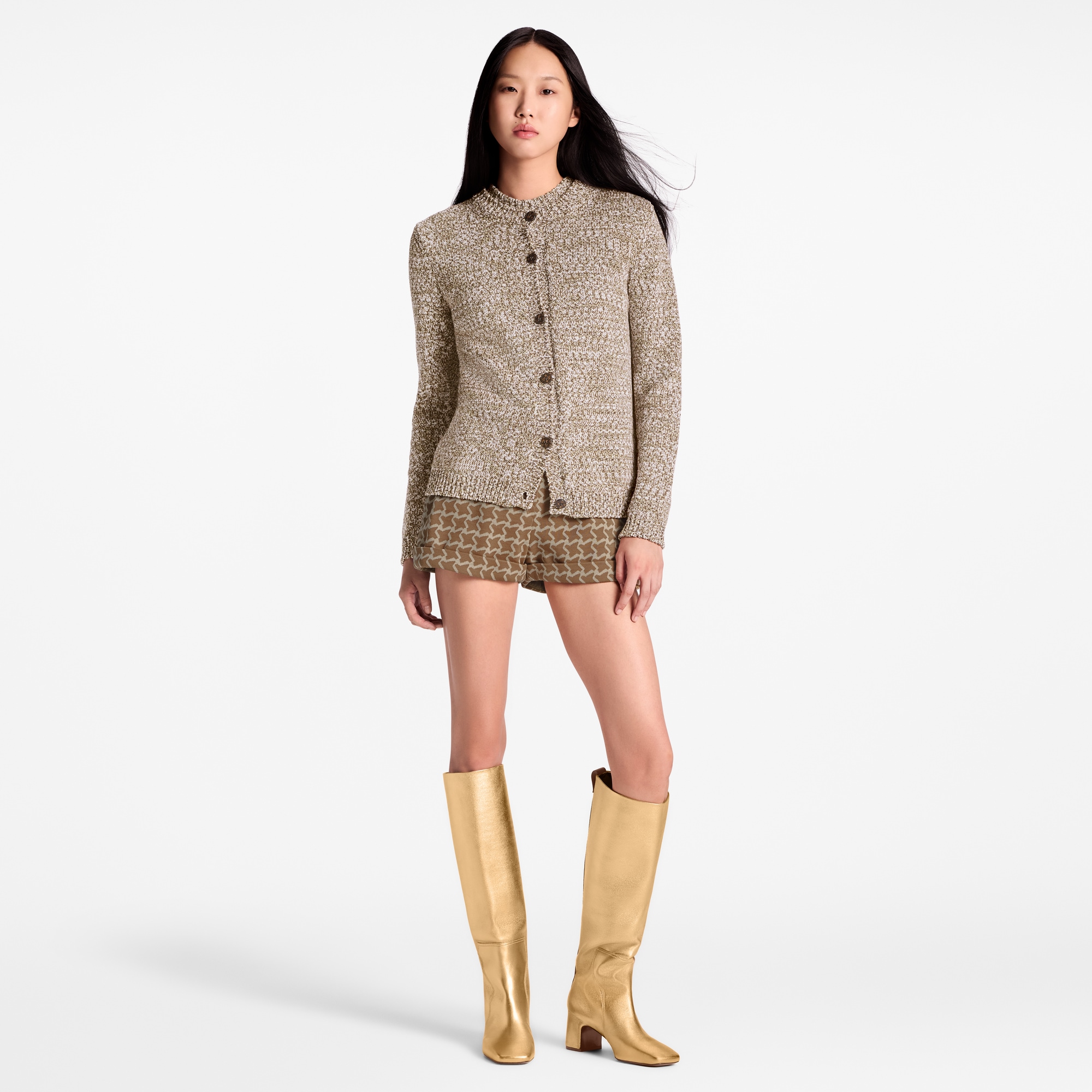 Tweed Knit Cardigan  in Women