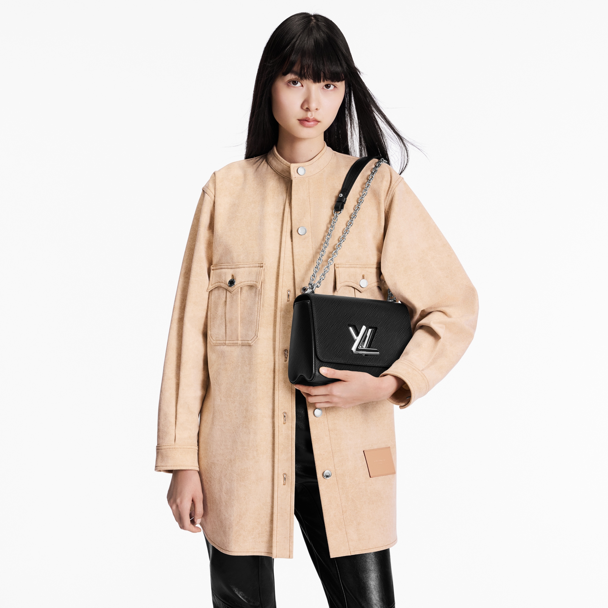 Twist MM Epi Leather in Women