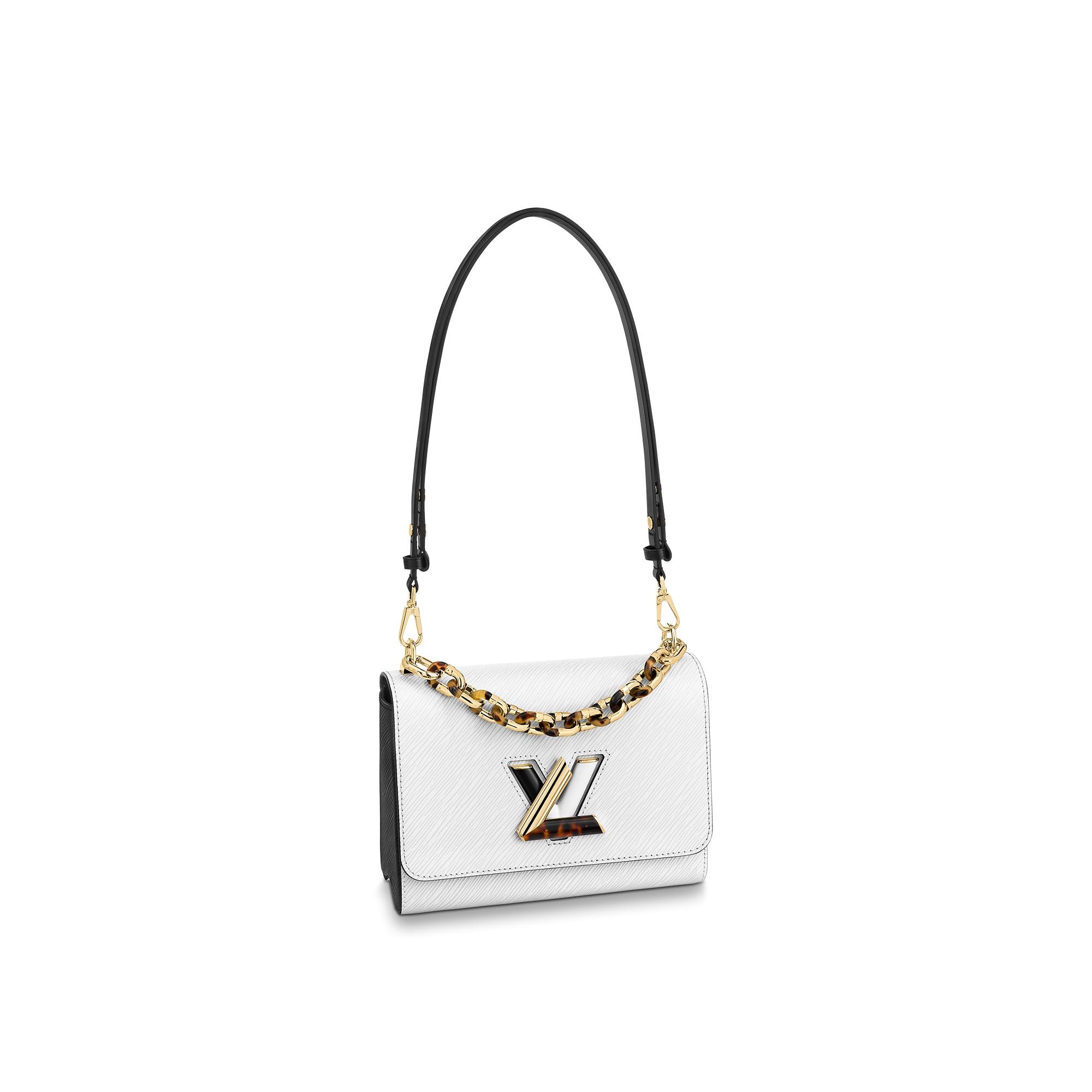 lv twist bag white