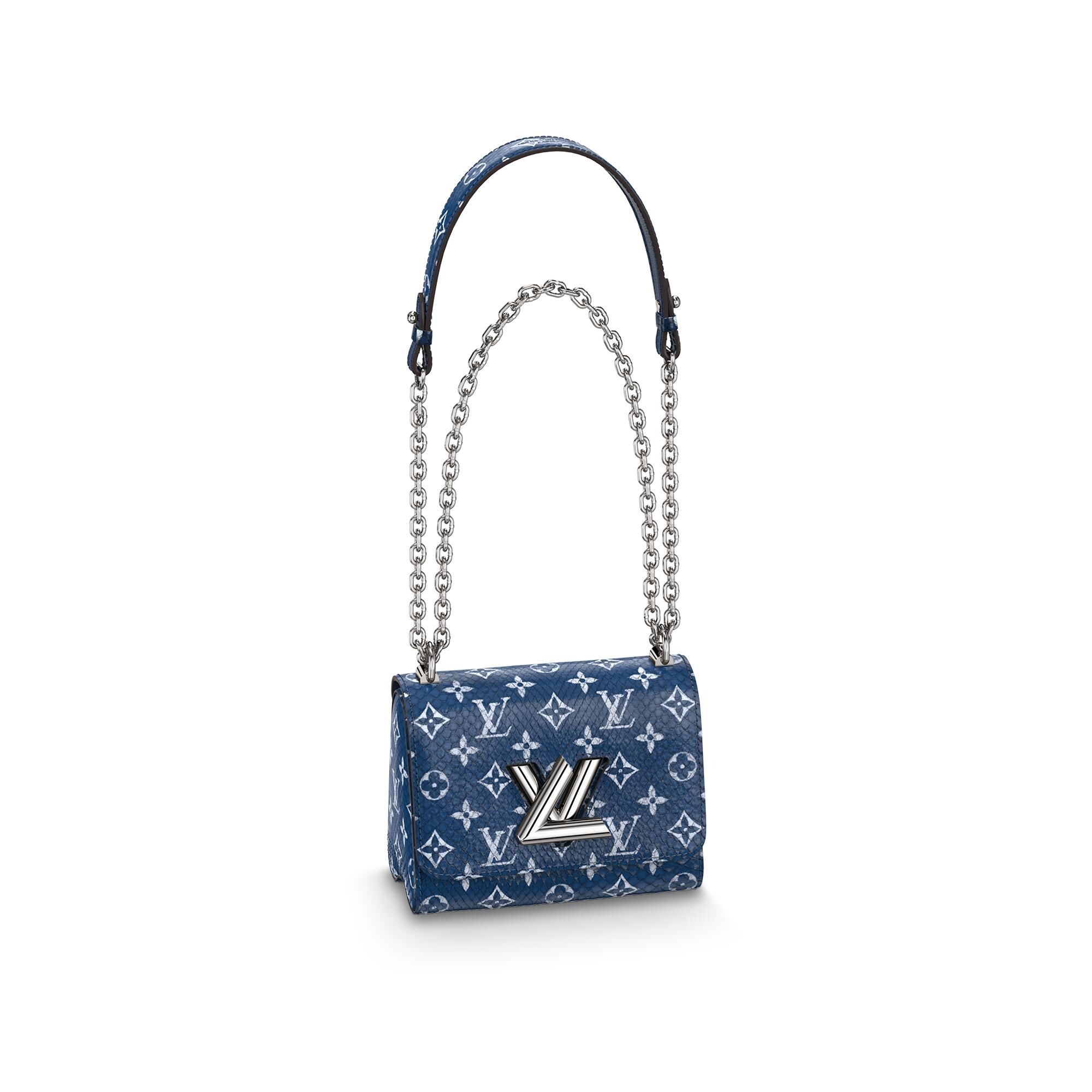 louis vuitton bags blue color