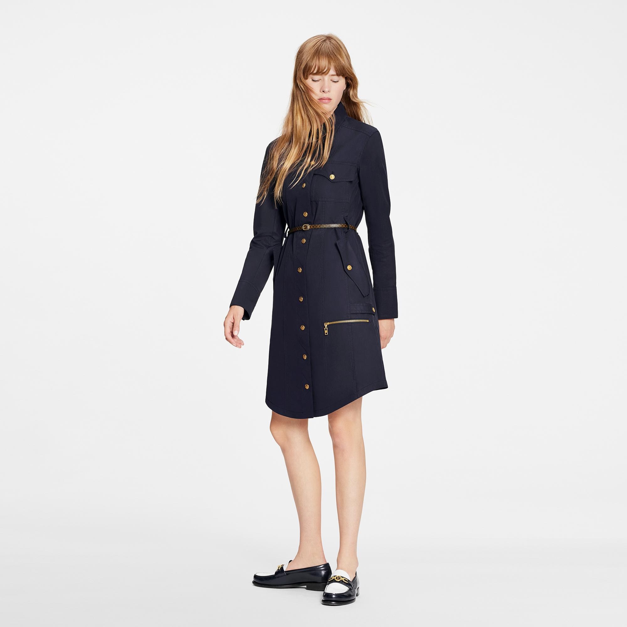 Uniform Detail Shirt Dress - Ready to 