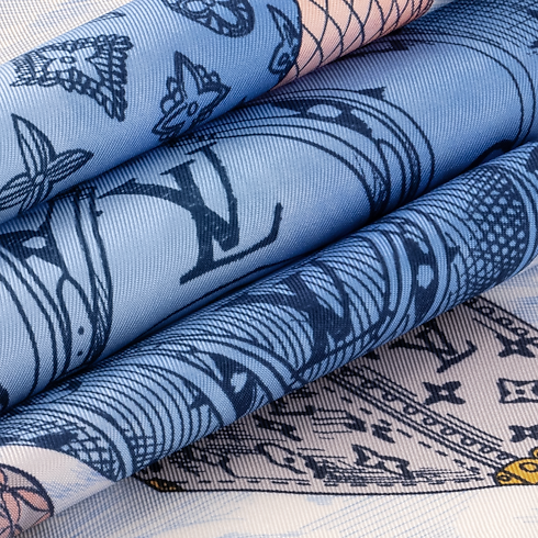 Up And Away Square 90 S00 in Women's Accessories Silk Squares and Bandeaus collections by Louis Vuitton (Product zoom)