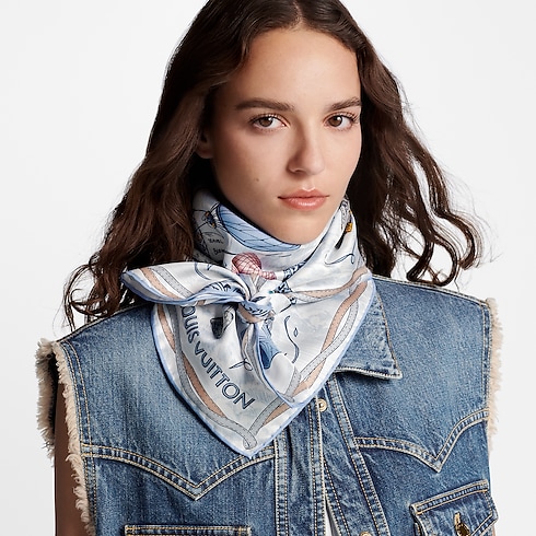 Up And Away Square 90 S00 in Women's Accessories Silk Squares and Bandeaus collections by Louis Vuitton (Product zoom)