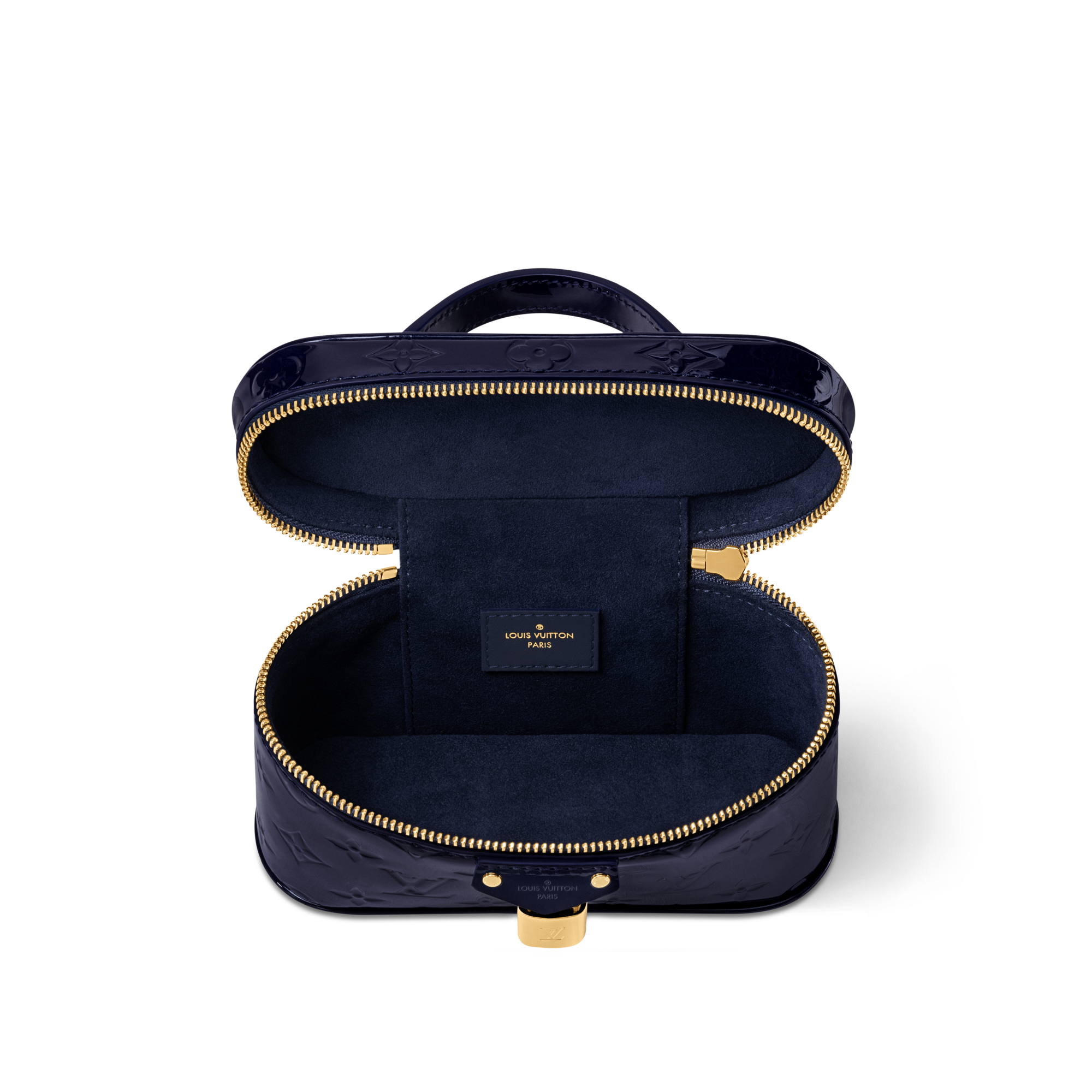 Vanity Chain Pouch Monogram Vernis Leather in Women