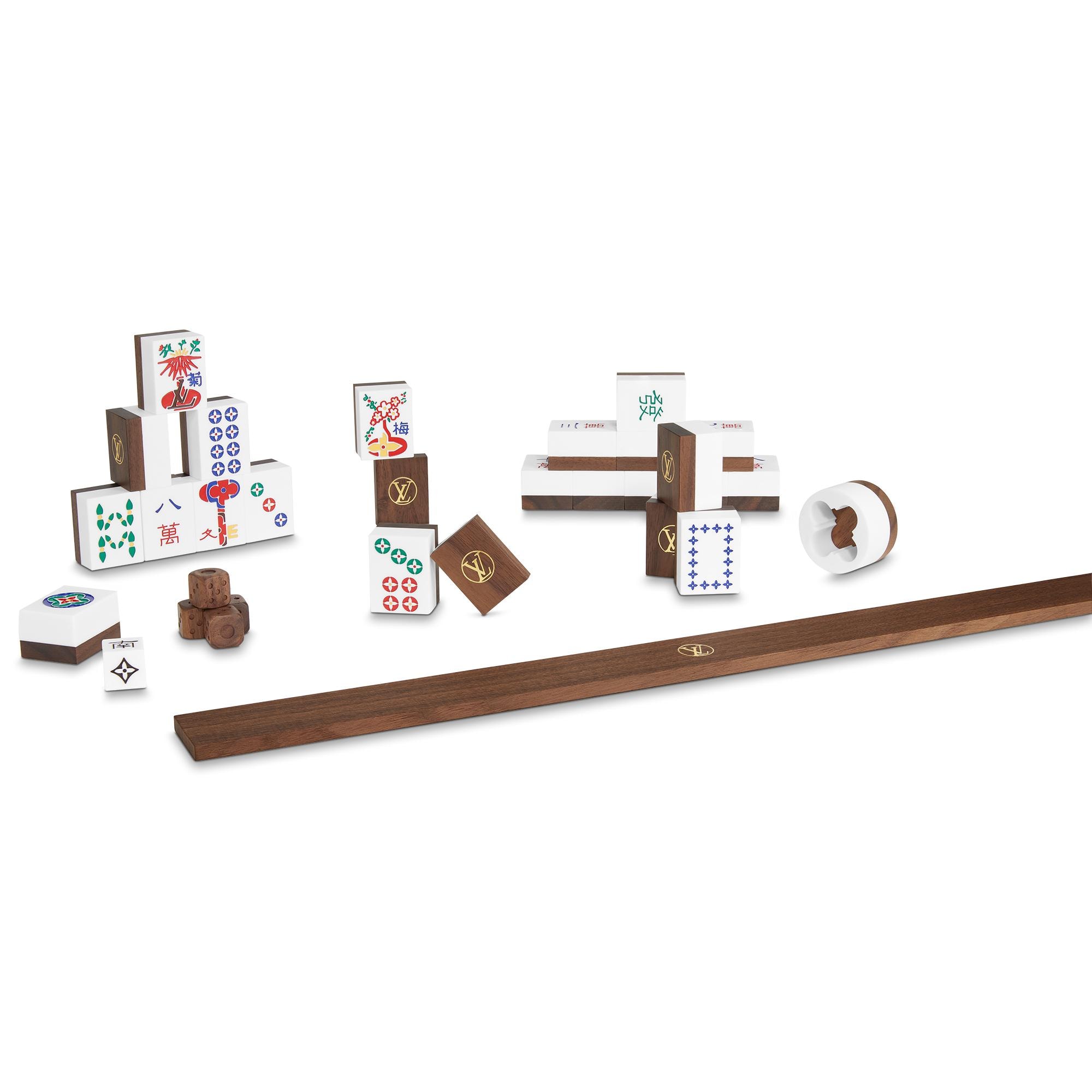 Vanity Mahjong Monogram Canvas in Les Extraordinaires