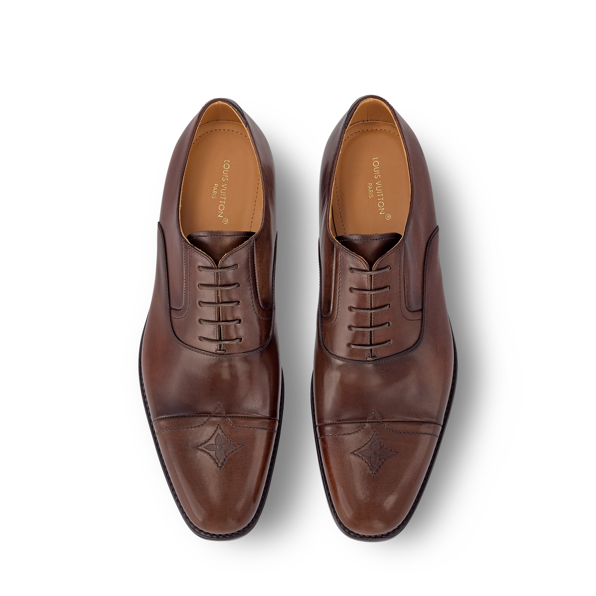 brown louis vuitton dress shoes Lace-ups and Buckles Collection for Men in particular white stitching slim fit dress 1 Piece Rhinestone And Colour:Navy Floral