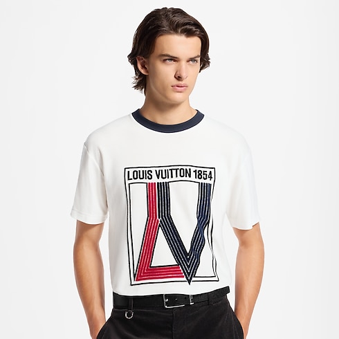 Velvet Graphic Short-Sleeved T-Shirt in Men's Ready-to-Wear All Ready-to-Wear collections by Louis Vuitton (Product zoom)