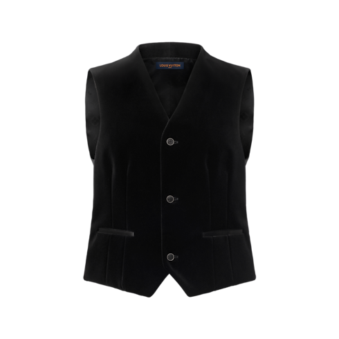 Velvet Tuxedo Vest in Men's Ready-to-Wear All Ready-to-Wear collections by Louis Vuitton (Product zoom)