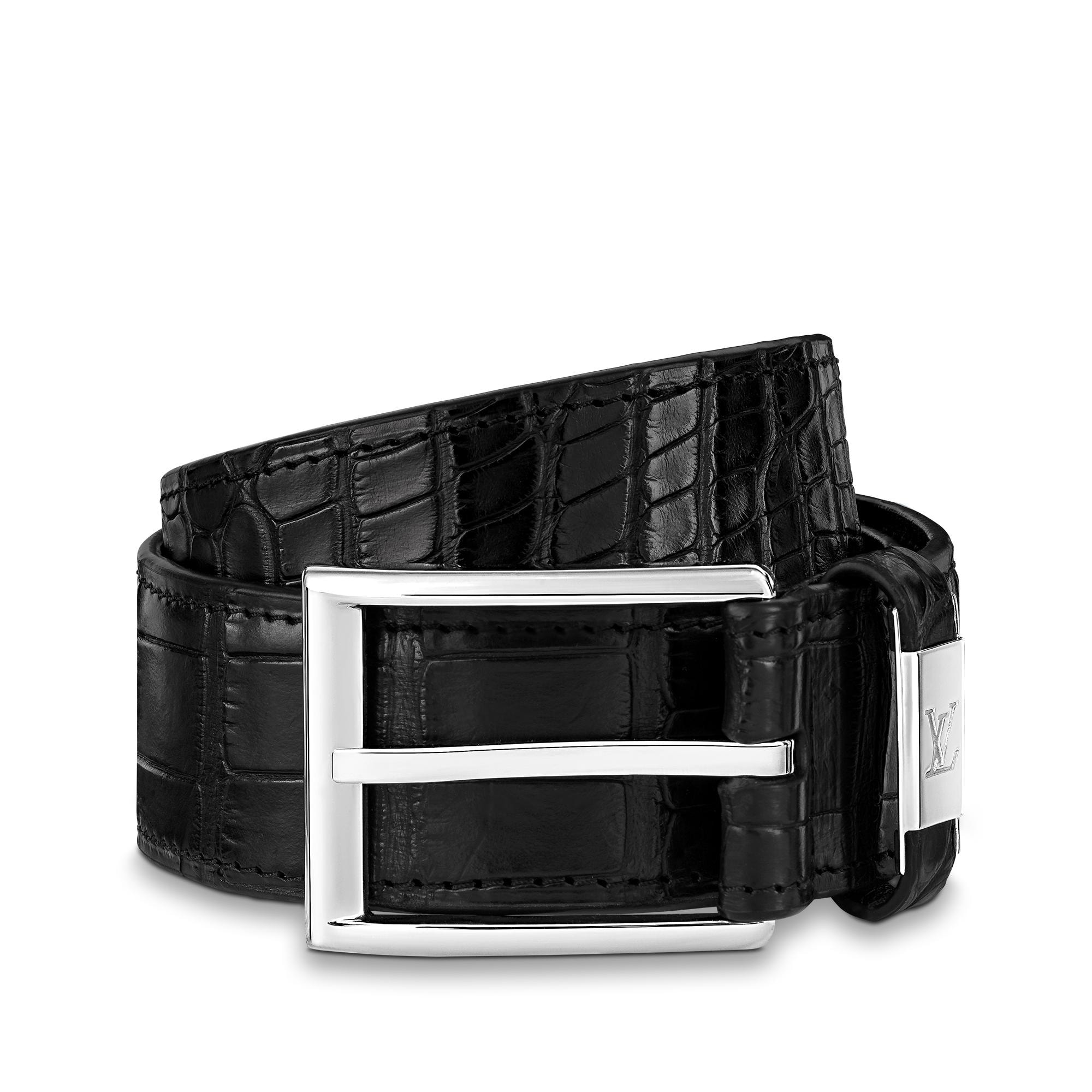 alligator louis vuitton belt men