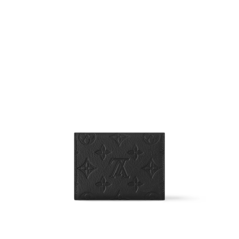 Victor Wallet Monogram Shadow Leather in Bags and Small Leather Goods's Men Small Leather Goods Card Holders collections by Louis Vuitton (Product zoom)