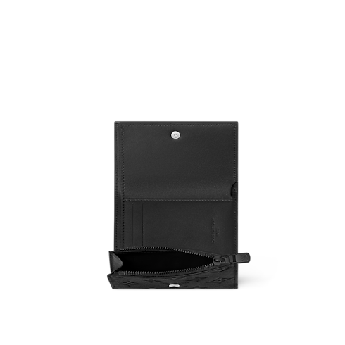 Victor Wallet Monogram Shadow Leather in Bags and Small Leather Goods's Men Small Leather Goods Card Holders collections by Louis Vuitton (Product zoom)