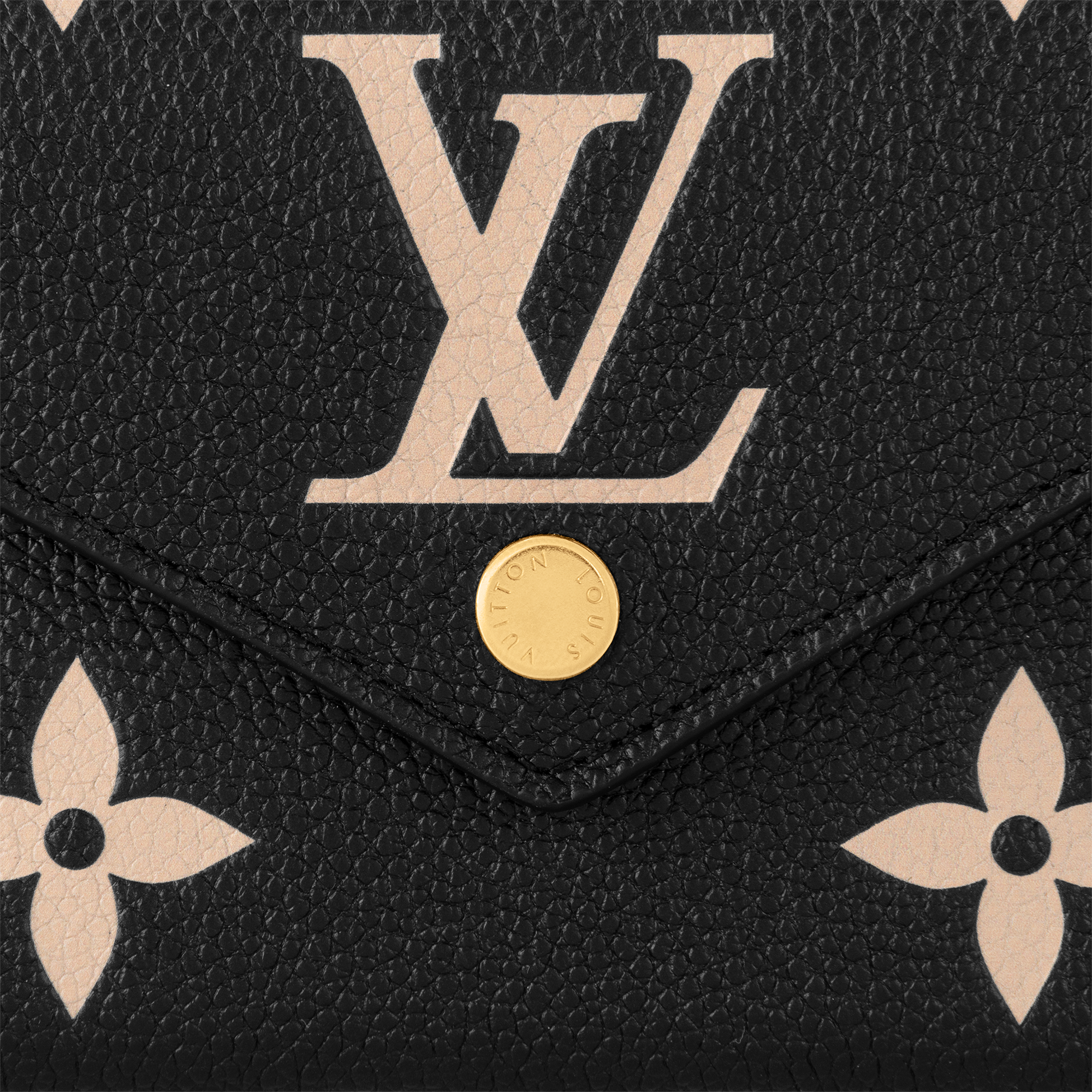 Victorine Wallet Bicolor Monogram Empreinte Leather in Women