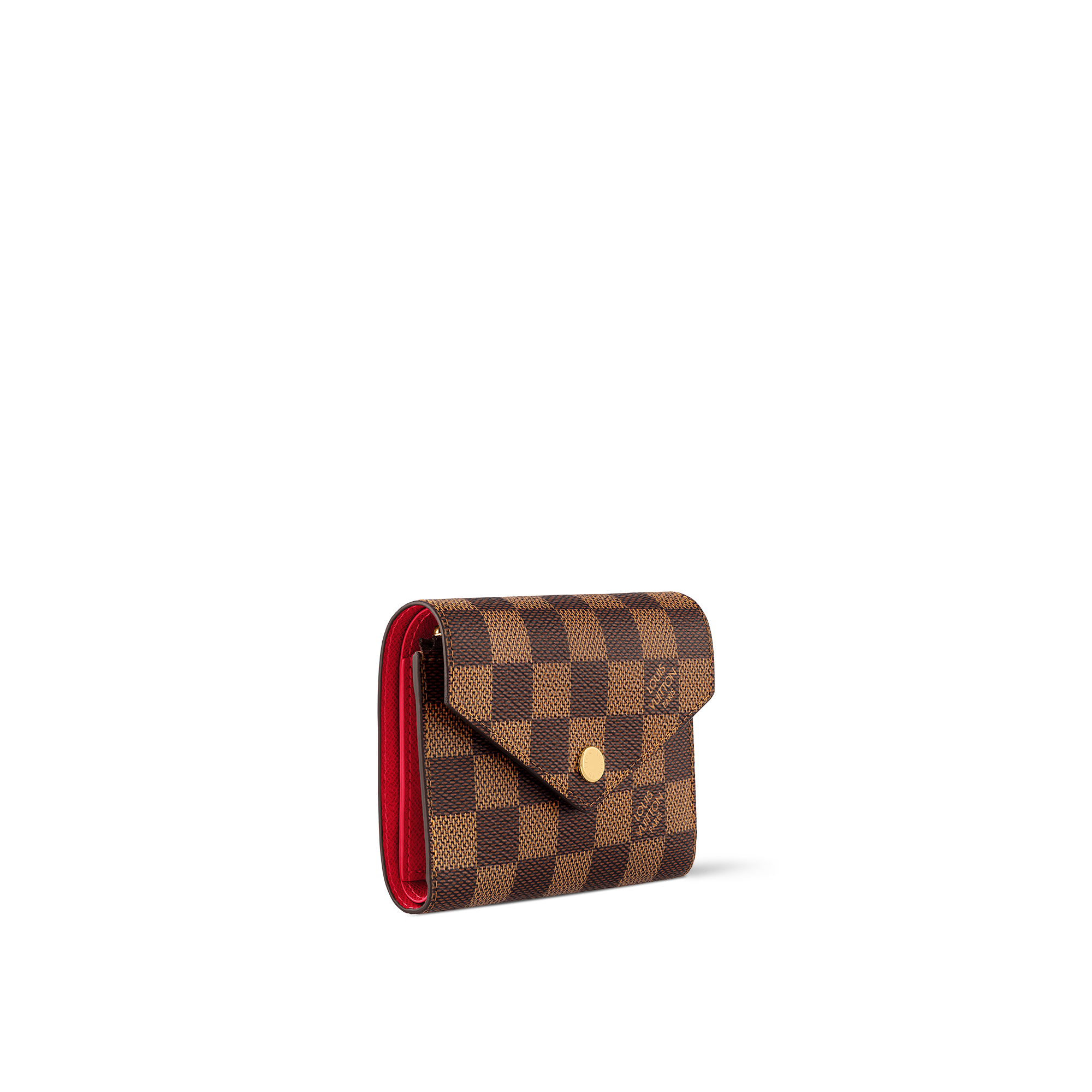 Victorine Wallet Damier Ebene Canvas in Women