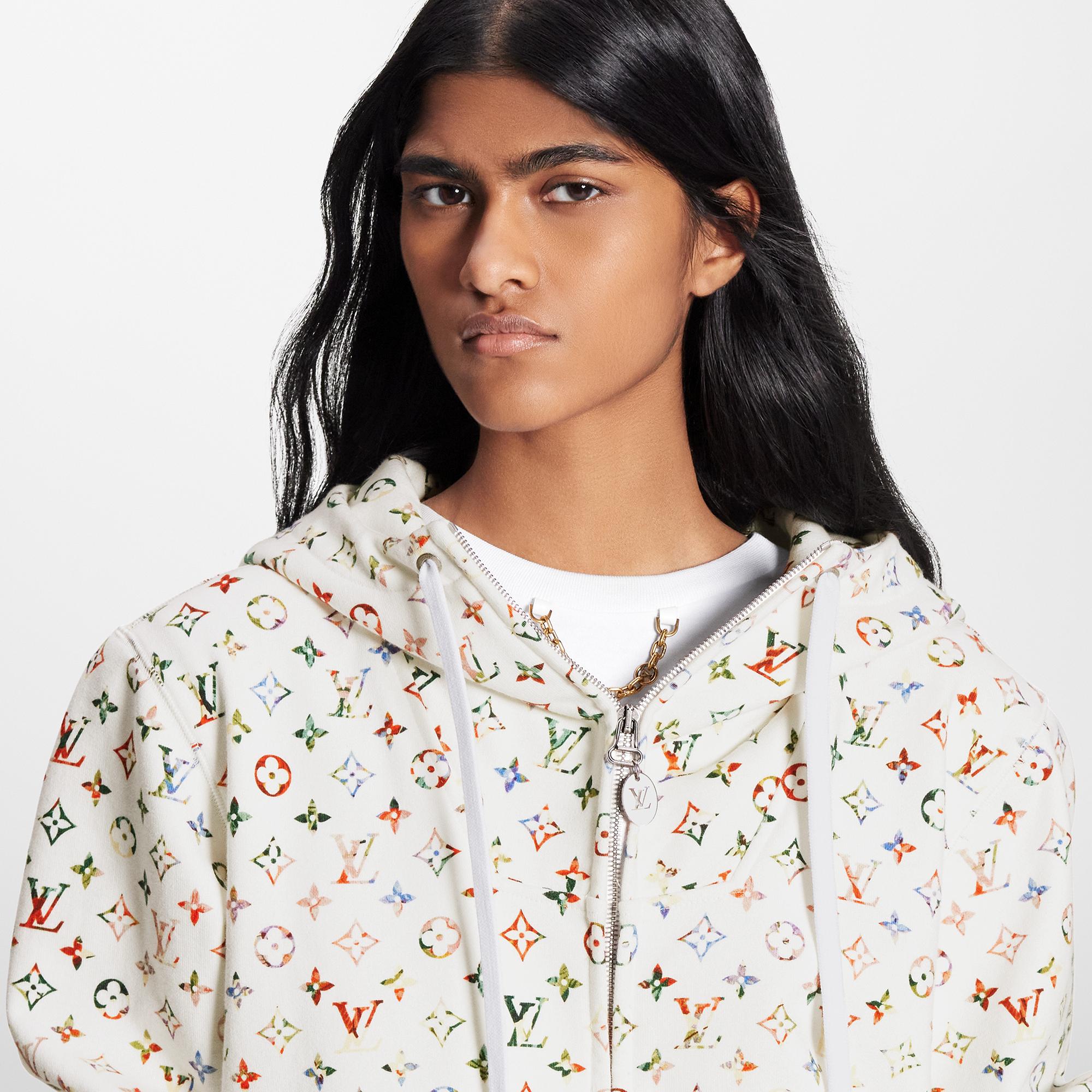 Vintage Flower Monogram Hoodie - Ready 
