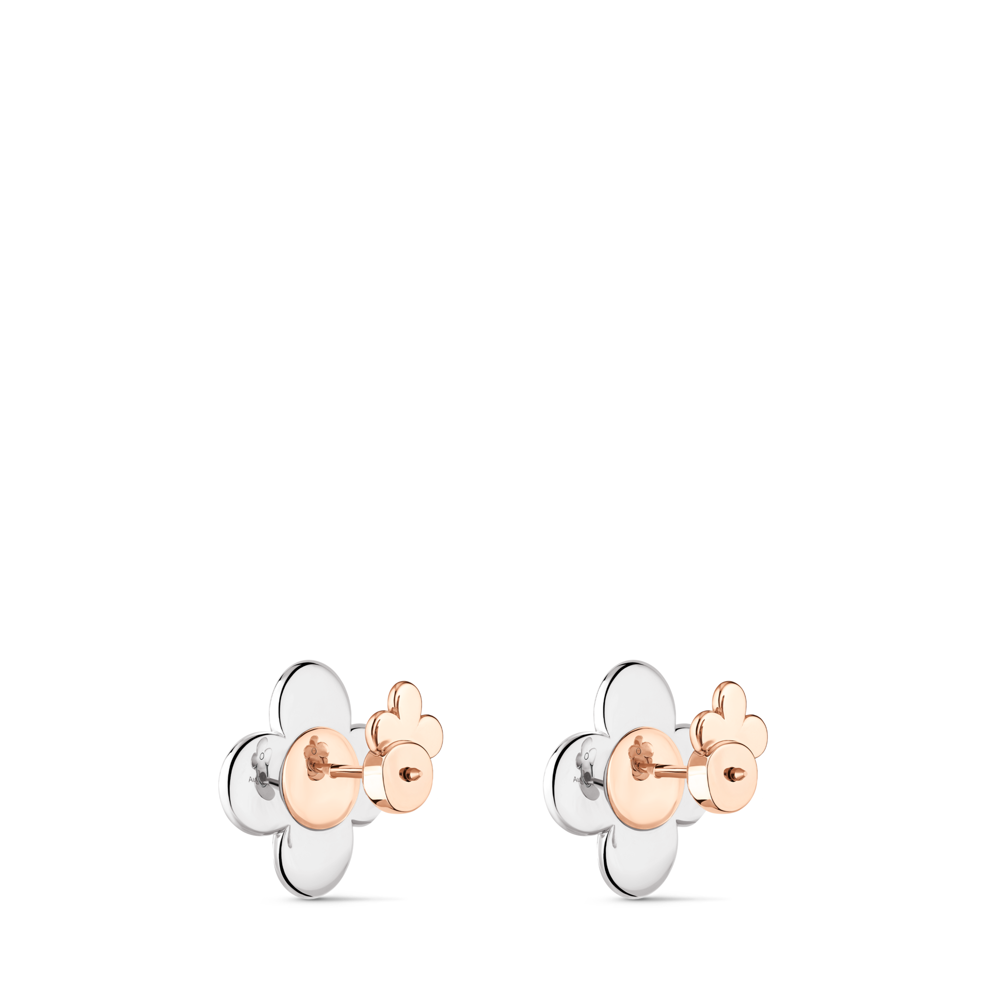 Vivienne Earrings, 3 Golds and Diamonds  in Jewelry