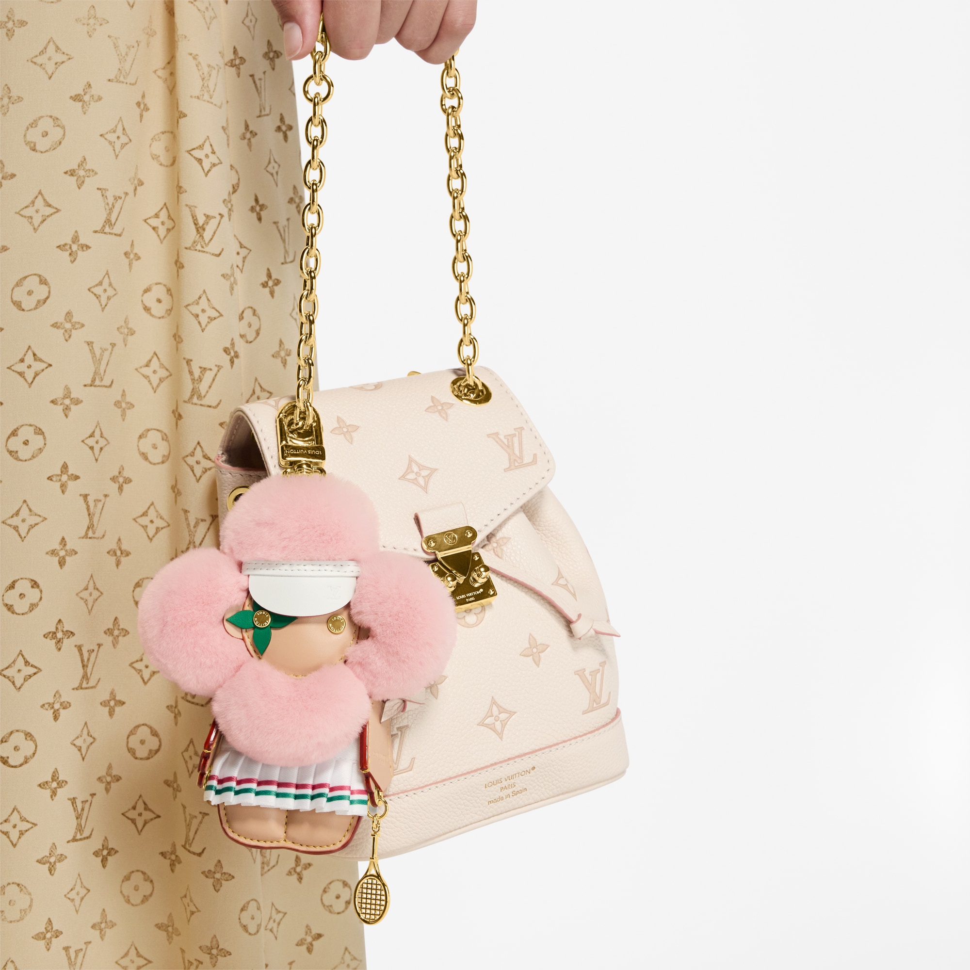 louis vuitton backpack bag charm Taiga Monogram Antartica 1336949 FASHIONPHILE backpack or clothing Vivienne Fashionista Bag Charm S00