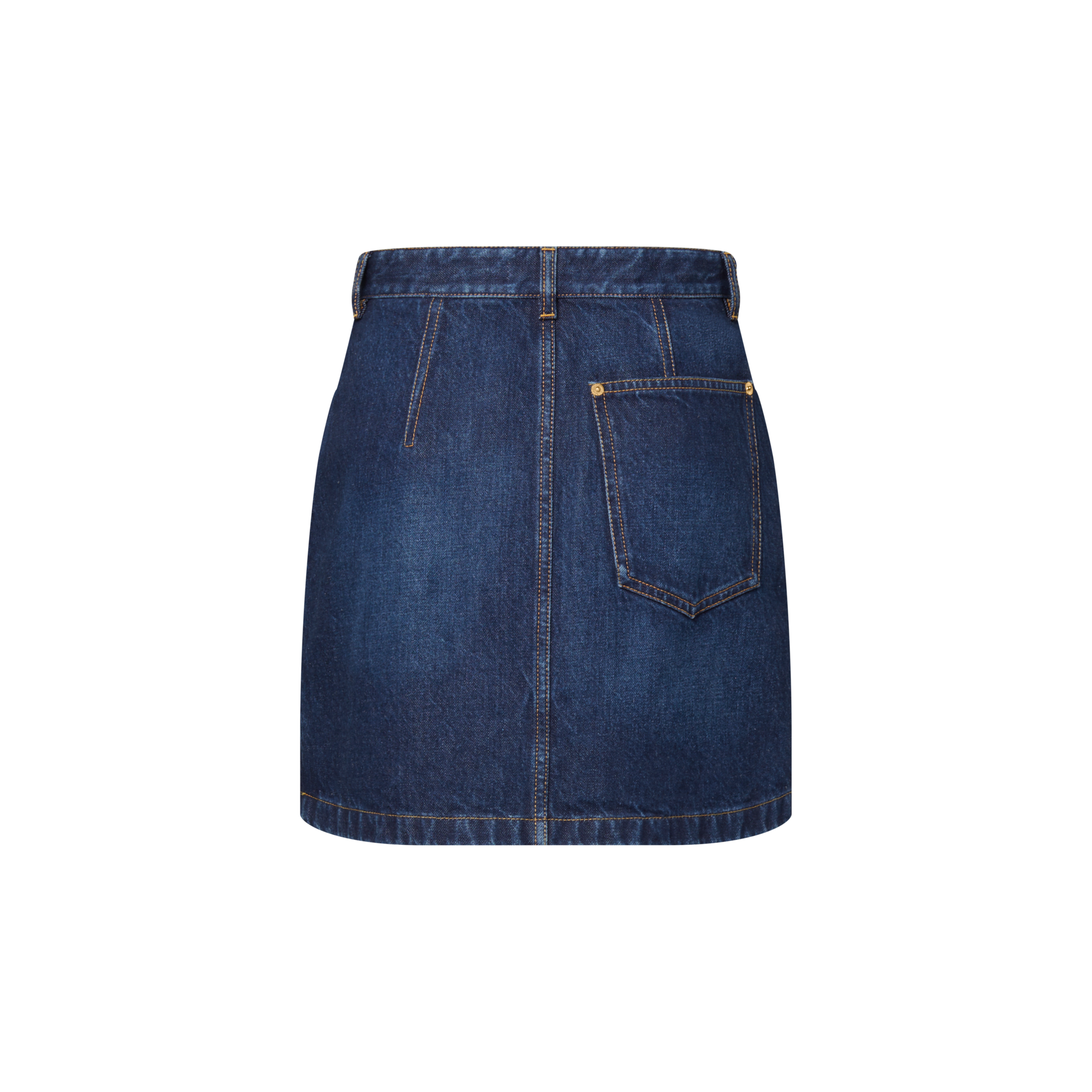 Washed Denim Skirt  in Women