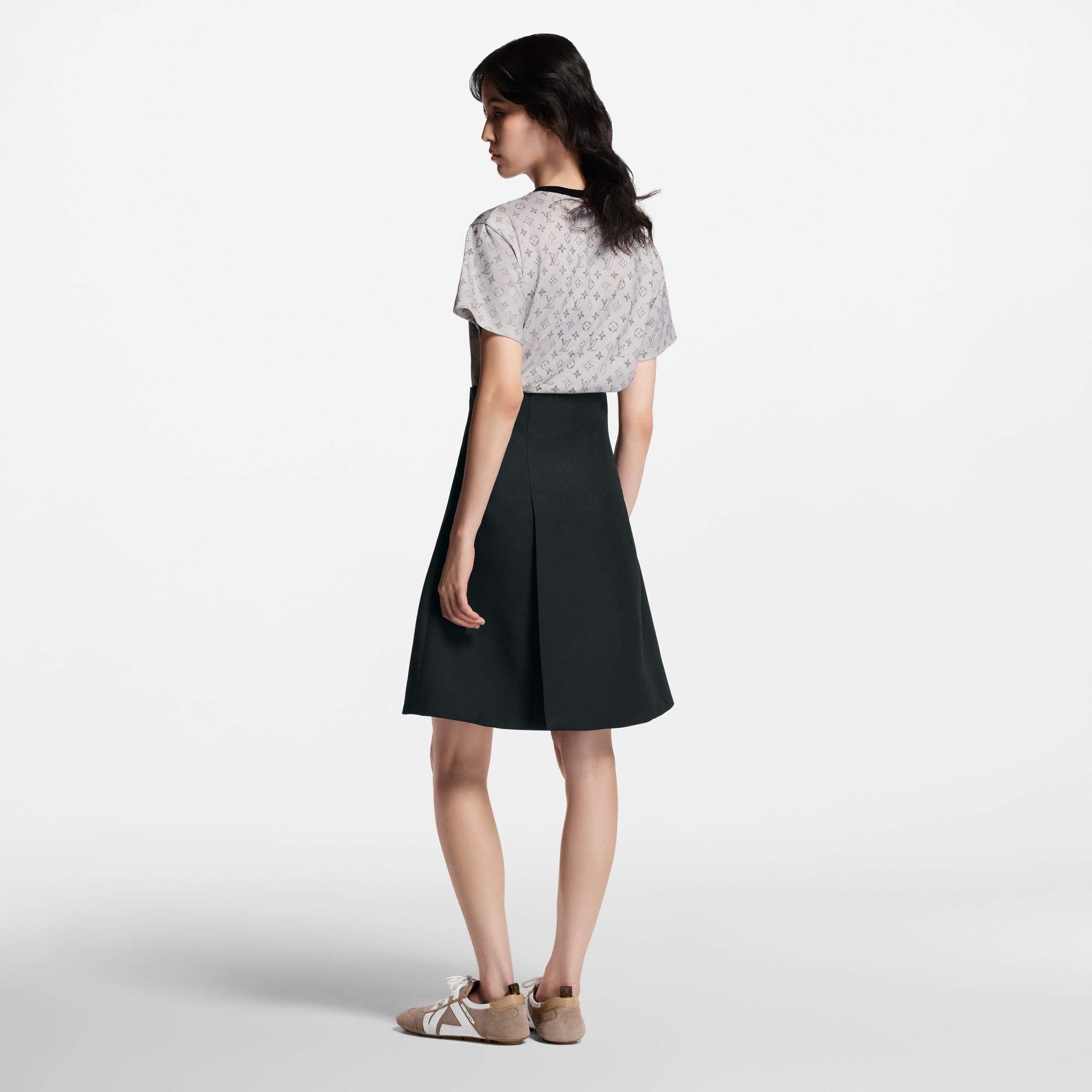 Washed Monogram T-Shirt  in Women