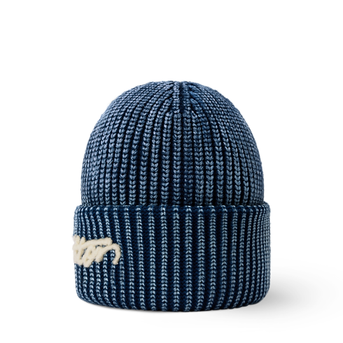 Washed Signature Beanie S00 in Men's Accessories Hats, Beanies and Socks collections by Louis Vuitton (Product zoom)