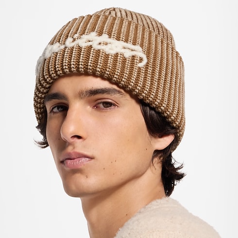 Washed Signature Beanie S00 in Men's Accessories Hats, Beanies and Socks collections by Louis Vuitton (Product zoom)