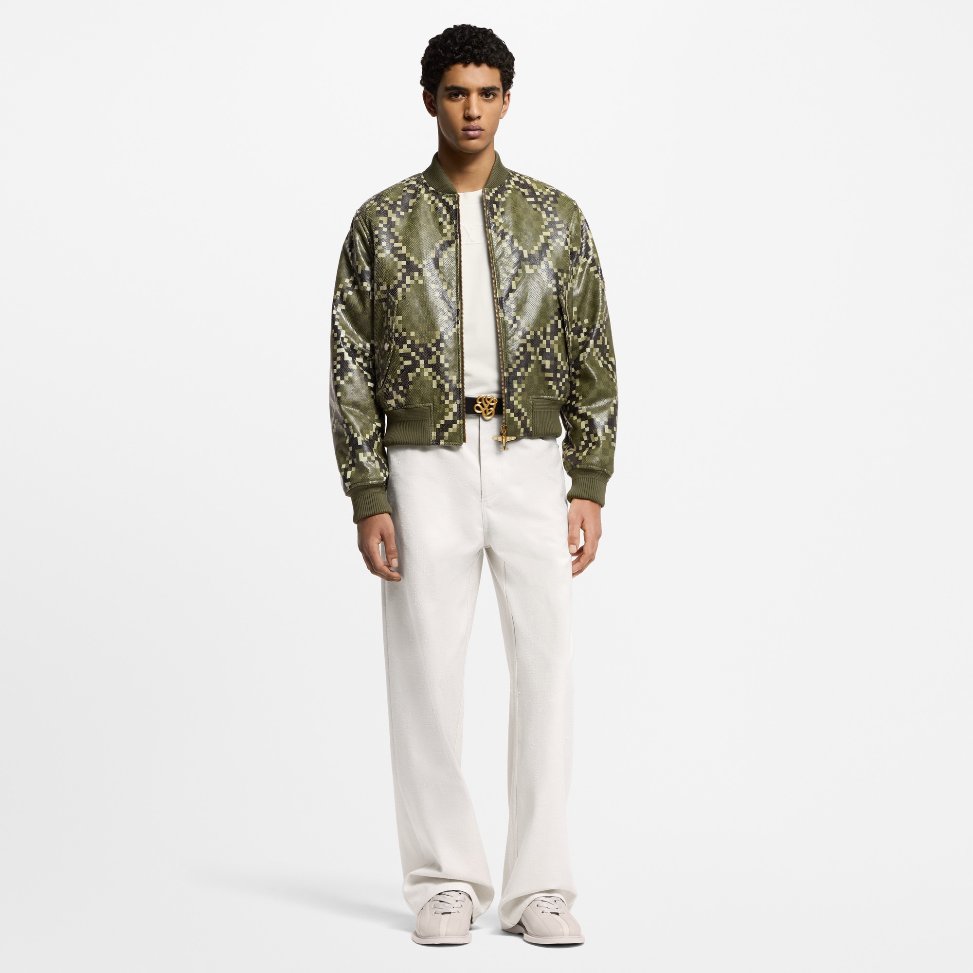 Wide-Leg Silk-Blend Pants  in Men