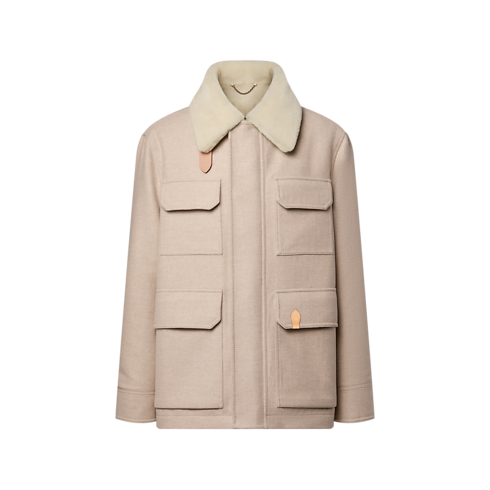 Wintry Wool Cashmere Field Parka in Men's Ready-to-Wear All Ready-to-Wear collections by Louis Vuitton (Product zoom)