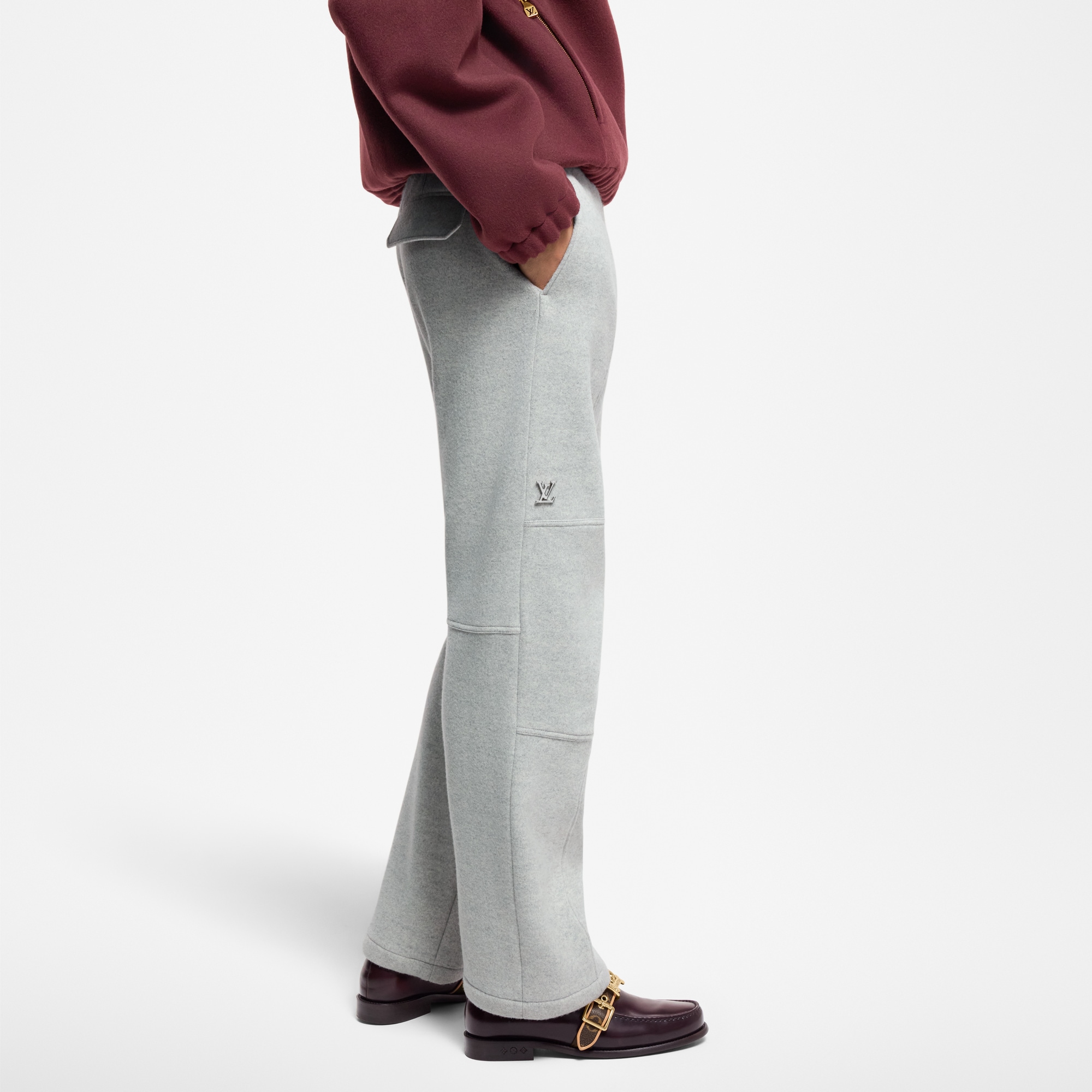 Wool Cargo Pants  in Men