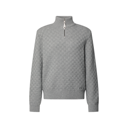 Wool-Cashmere Half-Zip Pullover in Men's Ready-to-Wear All Ready-to-Wear collections by Louis Vuitton (Product zoom)