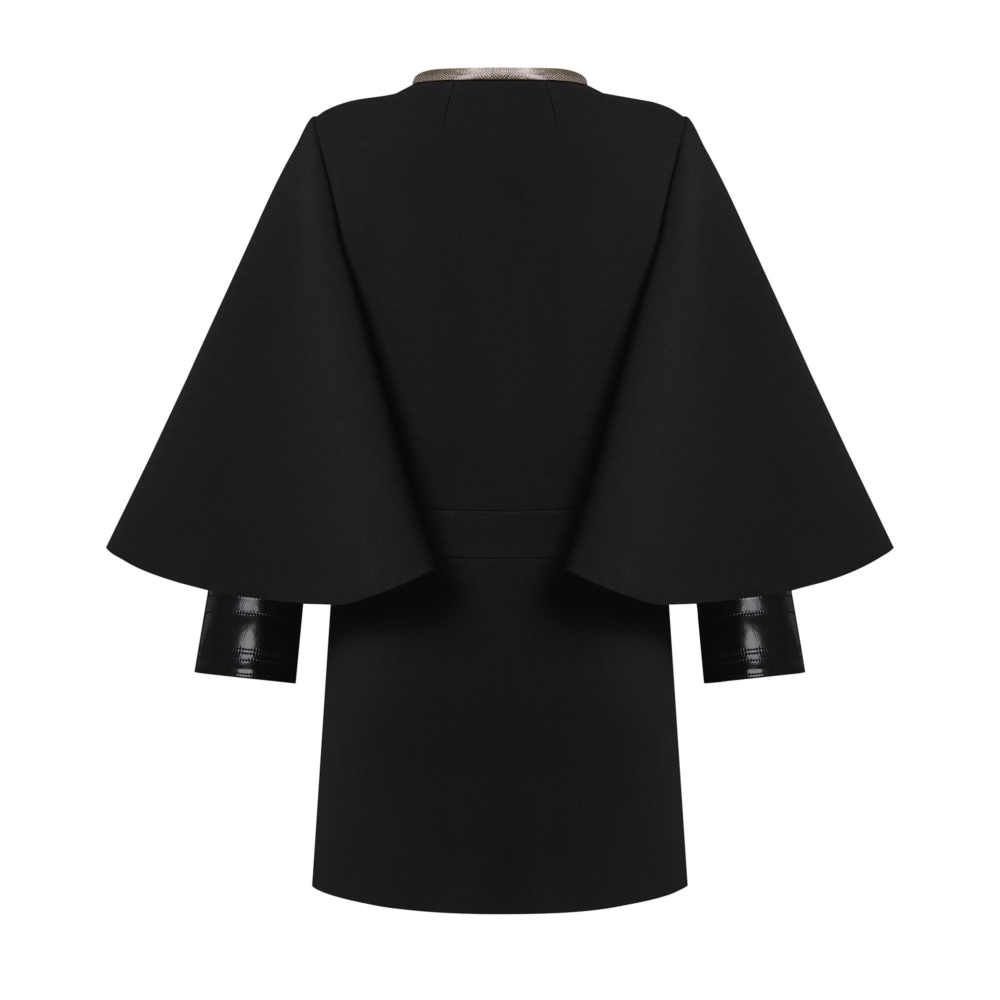 wool coat cape