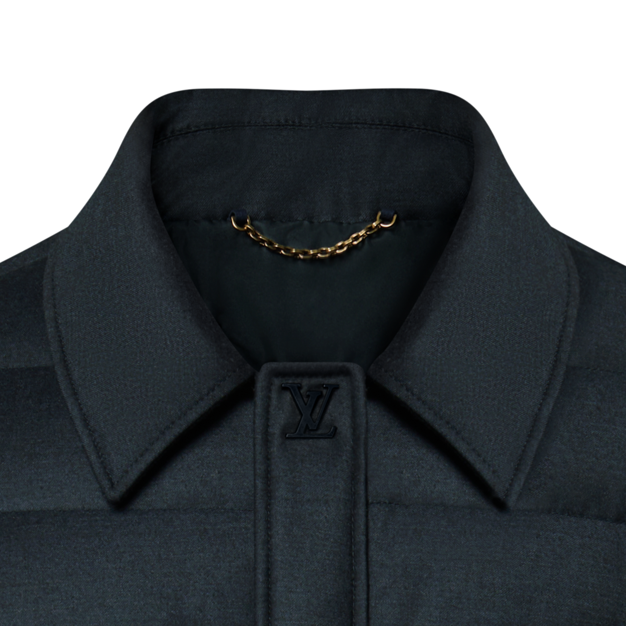 Wool-Silk Blend Light Down Blouson  in Men