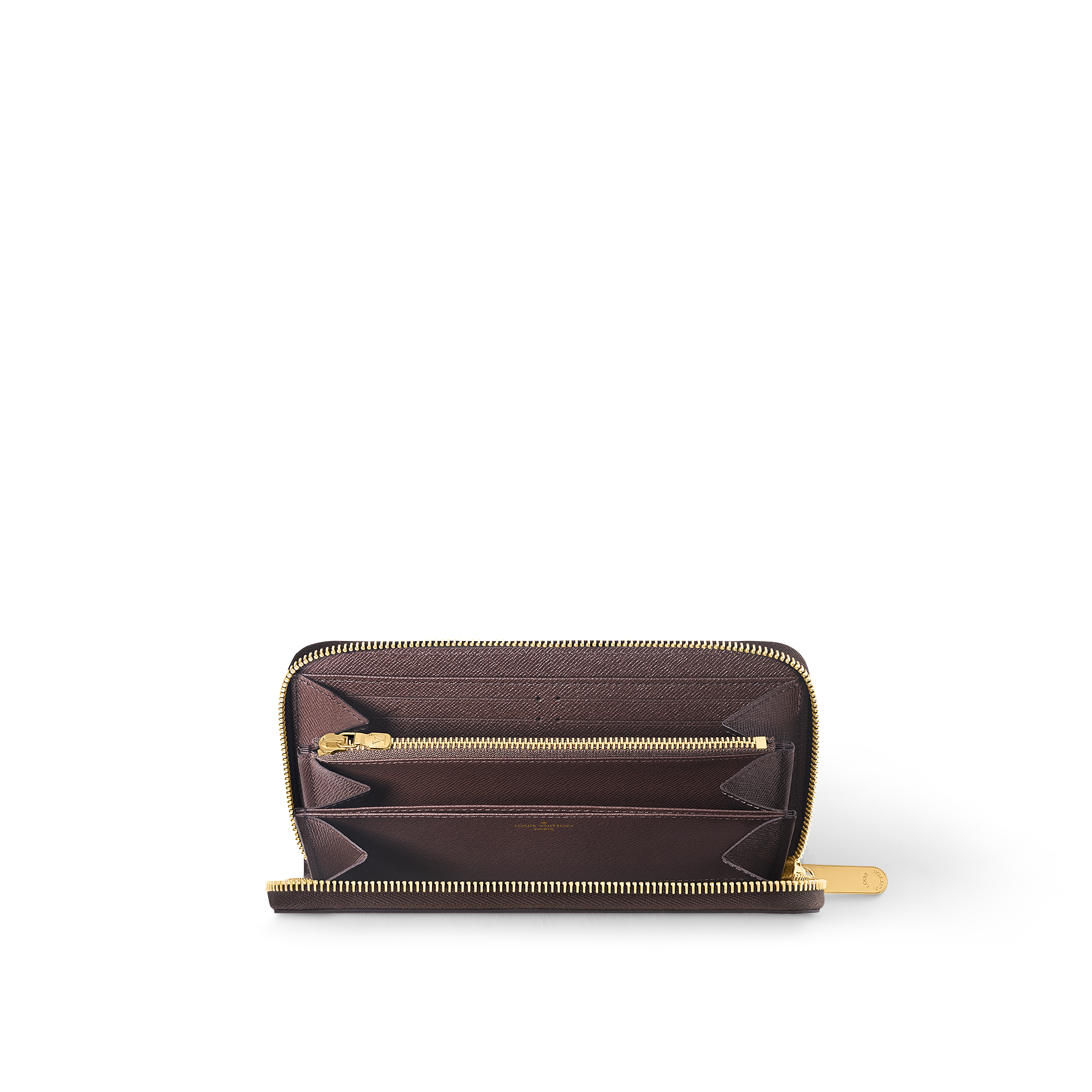 Zippy Wallet Damier Ebene Canvas in Women