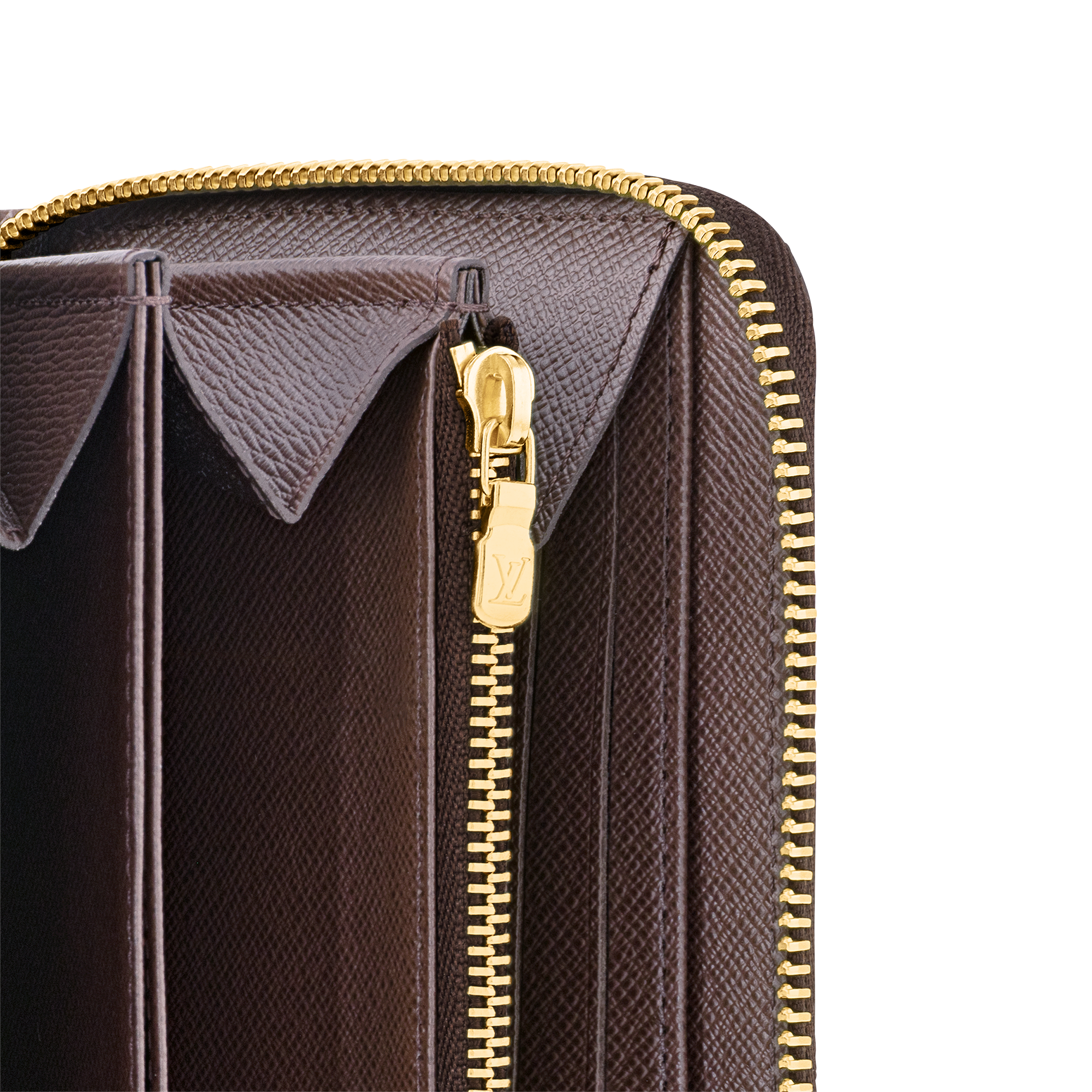 Zippy Wallet Damier Ebene Canvas in Women