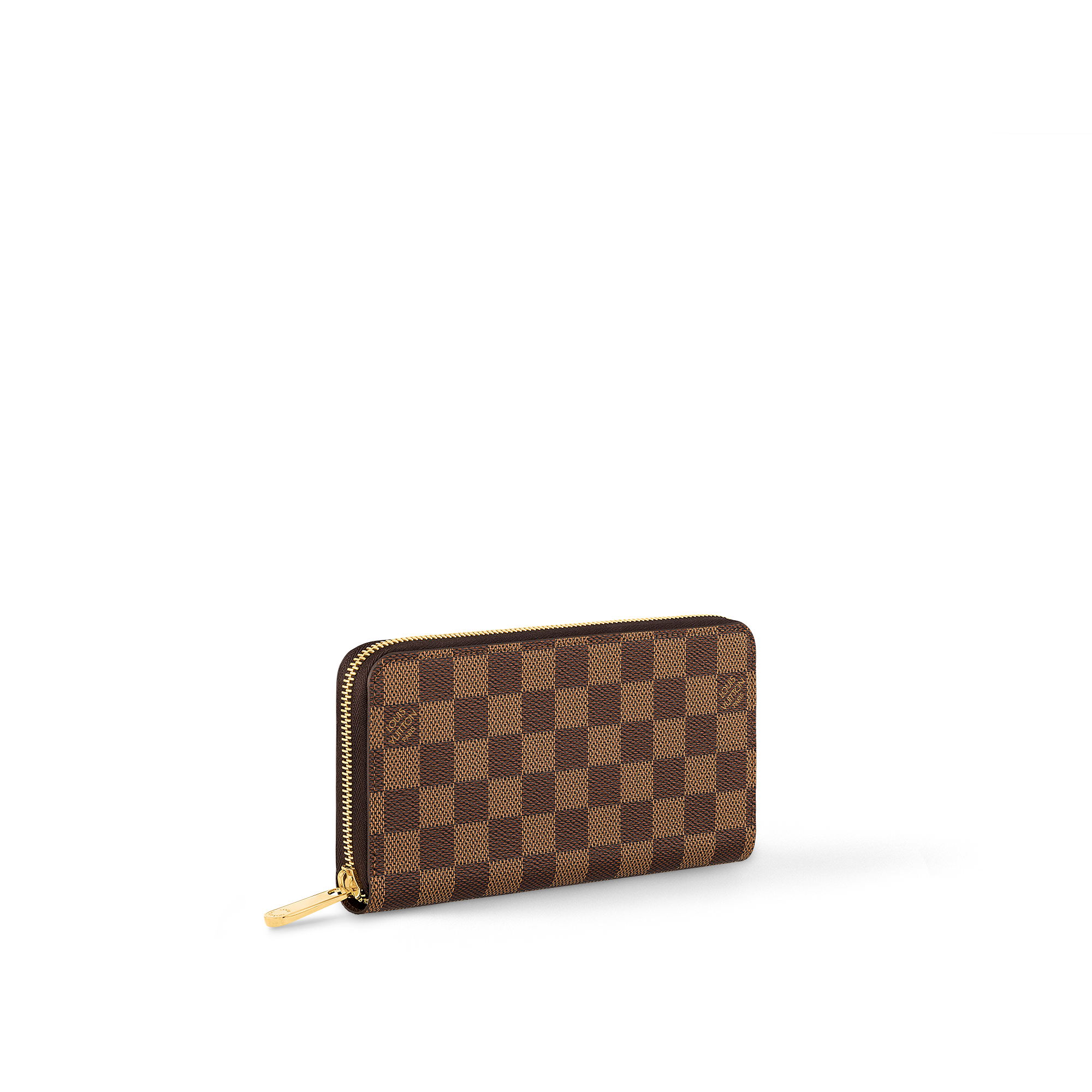 Zippy Wallet Damier Ebene Canvas in Women