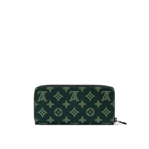 Zippy Wallet Horizontal Monogram Shadow Leather in Bags and Small Leather Goods's Men Small Leather Goods Compact & Long Wallets collections by Louis Vuitton (Product zoom)