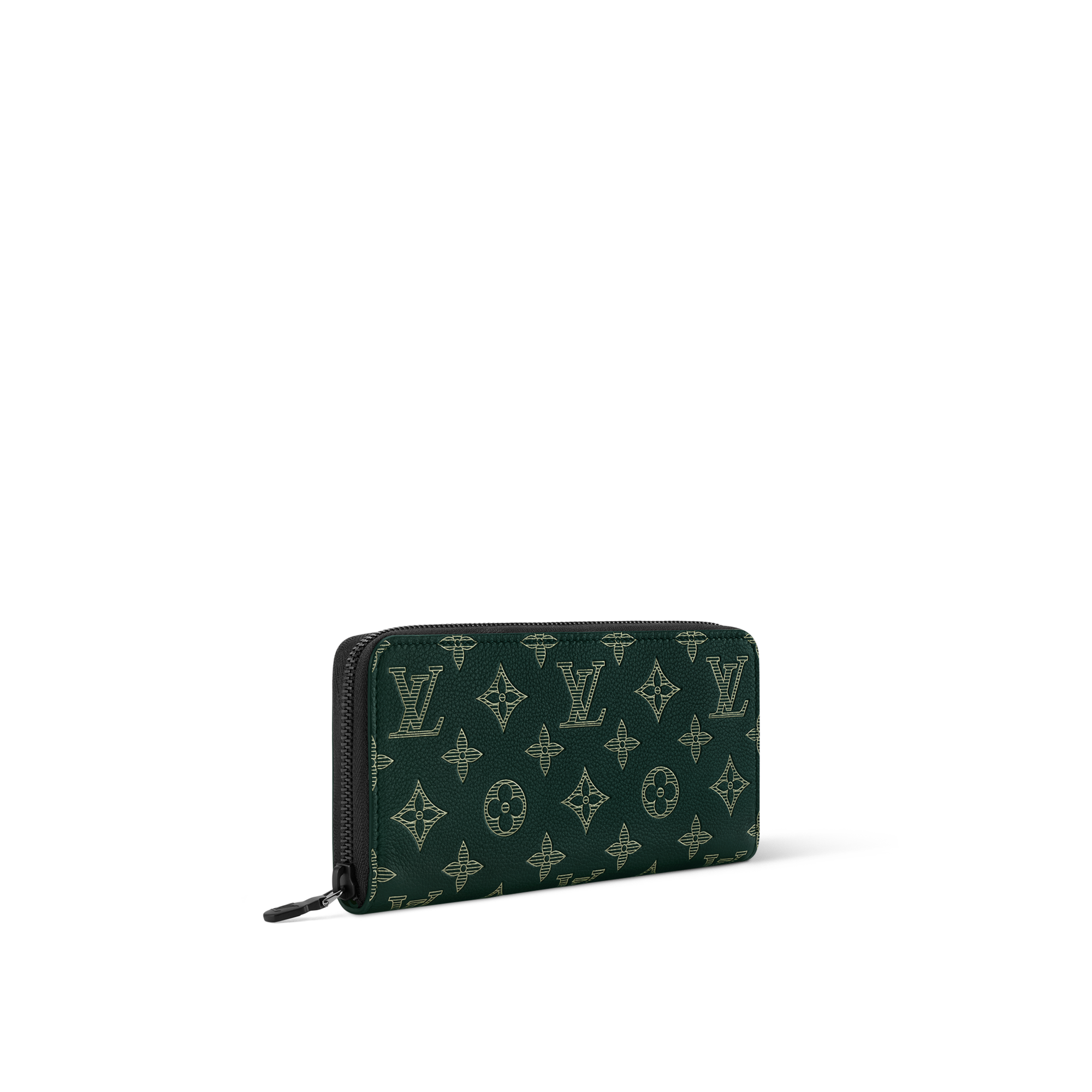 Zippy Wallet Horizontal Monogram Shadow Leather in Bags and Small Leather Goods