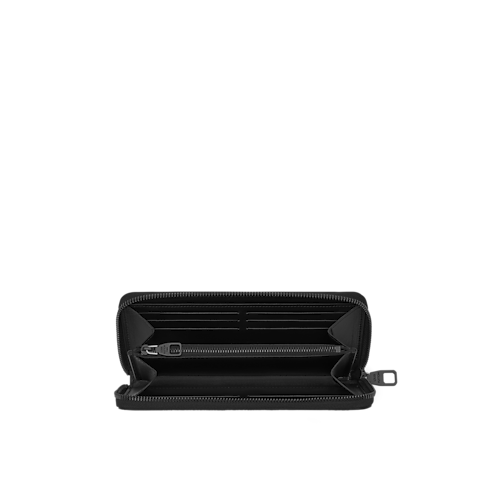 Zippy Wallet Horizontal Monogram Midnight in Bags and Small Leather Goods's Men Small Leather Goods Compact & Long Wallets collections by Louis Vuitton (Product zoom)