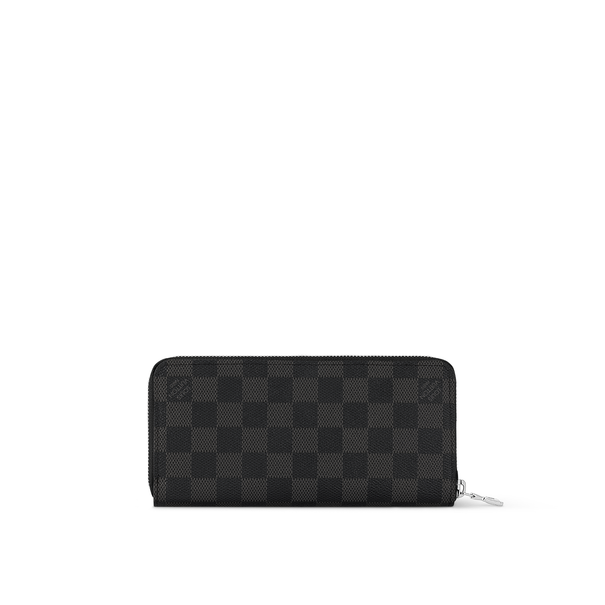 Zippy Wallet Horizontal Damier Graphite Canvas in Super Lucky Day