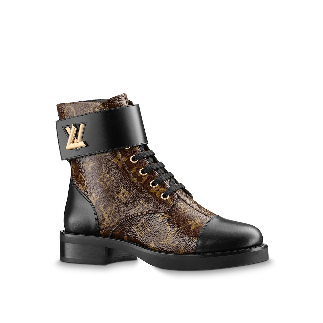 louis vuitton wonderland flat ranger black