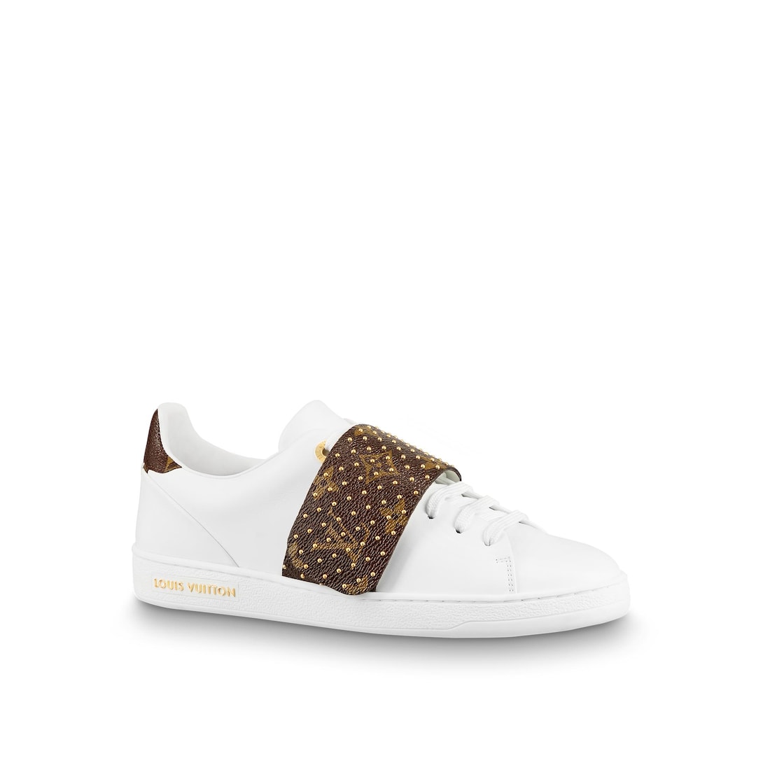 white and gold louis vuitton sneakers