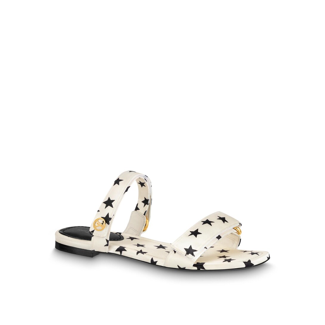 louis vuitton white slippers