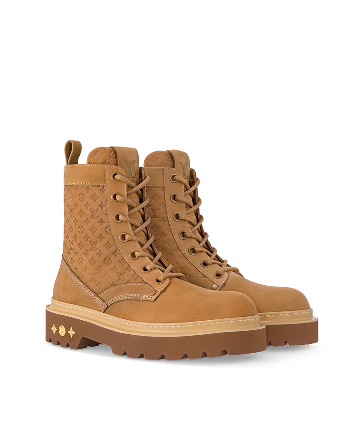 Louis Vuitton Boots Ranger Line Monogram an Suede Louis Vuitton Pre-Owned 2023 Ranger Line Monogram Boots  main image 2