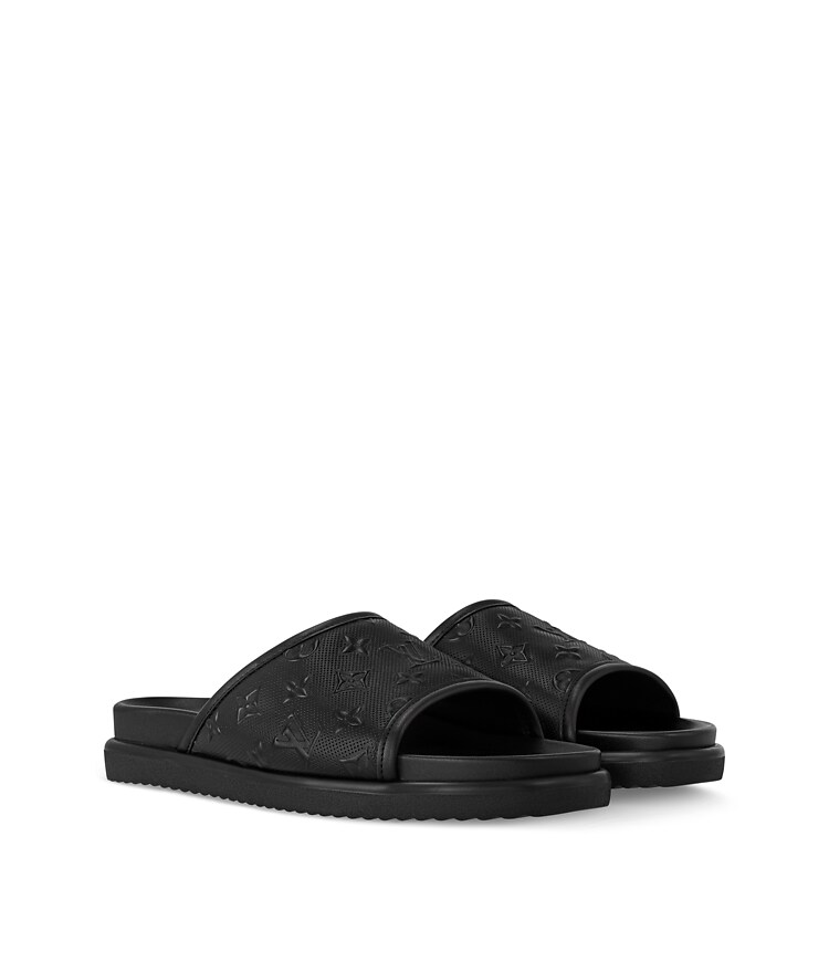 Louis Vuitton Black Monogram Adjustable Slide Sandals Miami mule Miami Mule - Men - Shoes | LOUIS VUITTON ® main image 4